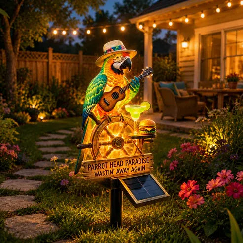 🦜 Solar Parrot Garden Light