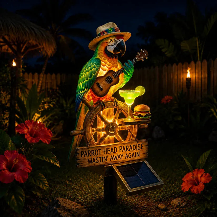 🦜 Solar Parrot Garden Light