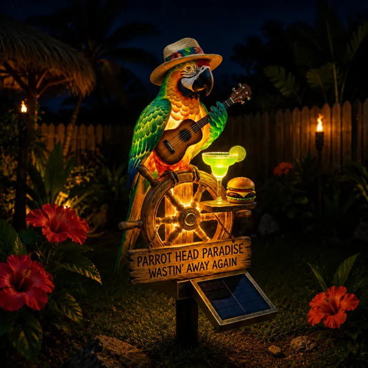 🦜 Solar Parrot Garden Light