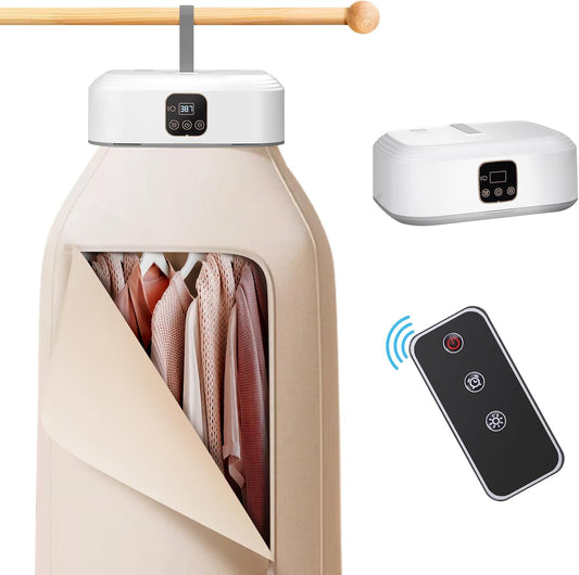 👕 Portable Foldable Clothes Dryer – Compact, Remote‑Controlled, with UV Hygiene – Ideal for Travel & Small Spaces
