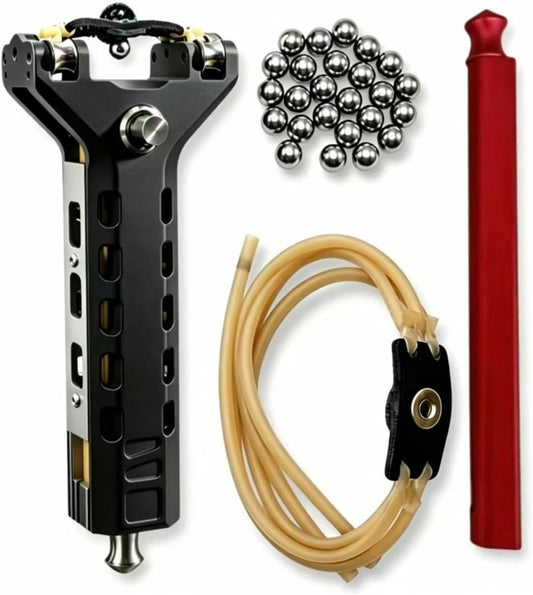 🎯 Rapid‑Fire Automatic Slingshot – Detachable Magazine, Semi‑Auto Mode, Precision Accuracy