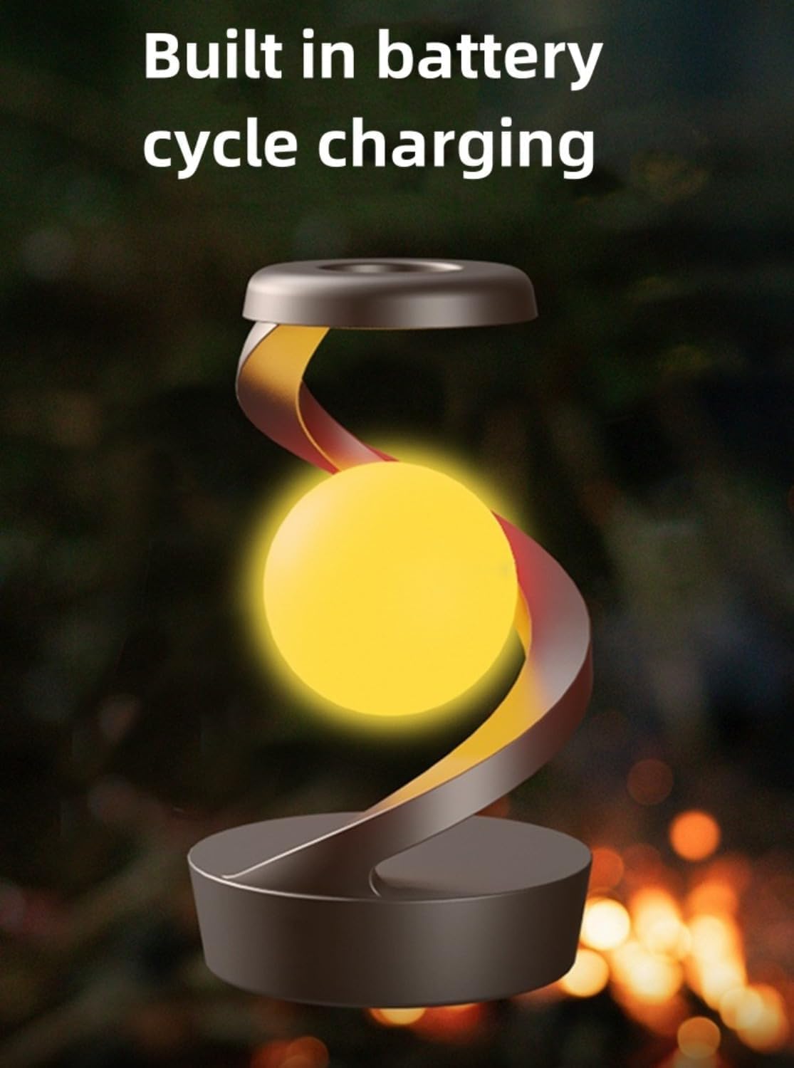 💡 Magnetic Floating LED Lamp with Wireless Charger