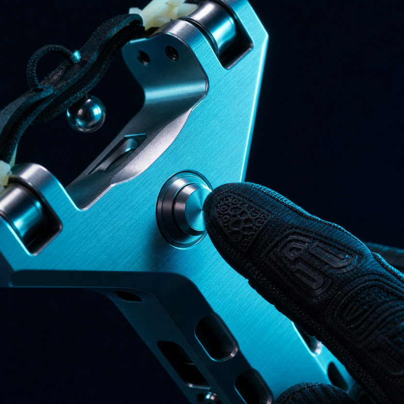 🎯 Rapid‑Fire Automatic Slingshot – Detachable Magazine, Semi‑Auto Mode, Precision Accuracy