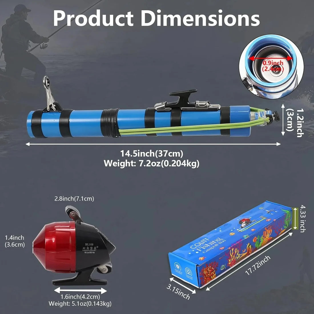 🎣Slingshot Fishing Rod – Compact, Portable & Cast Anywhere
