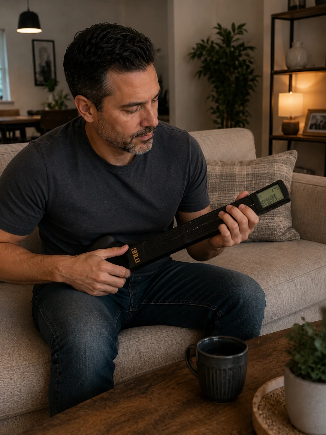 🎸 Guitar Chord Trainer –  Real Steel Strings, Compact & Portable