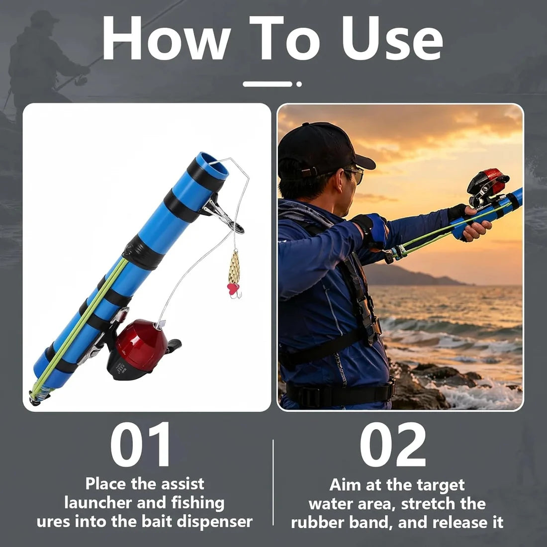 🎣Slingshot Fishing Rod – Compact, Portable & Cast Anywhere