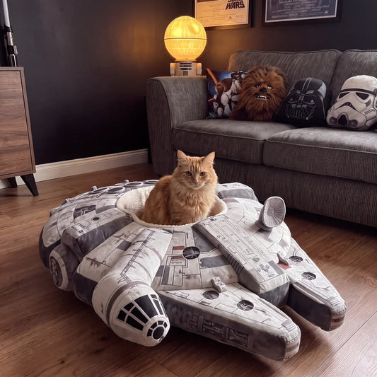 🚀 Space‑Themed Cat Bed – Cozy Cockpit‑Style Hideaway for Cats & Small Dogs
